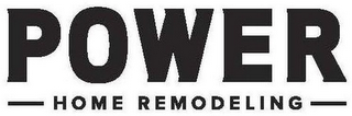 POWER HOME REMODELING logo