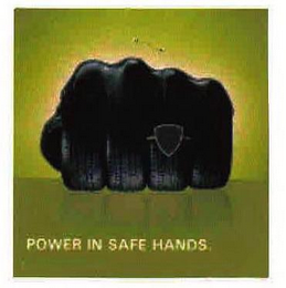 POWER IN SAFE HANDS logo