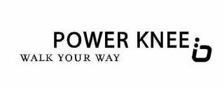 POWER KNEE B WALK YOUR WAY logo