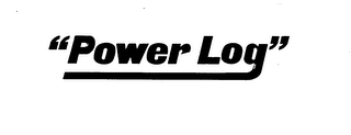 "POWER LOG" logo
