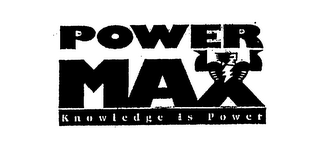POWER MAX KNOWLEDGE IS POWER logo