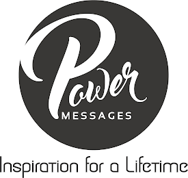 POWER MESSAGES INSPIRATION FOR A LIFETIME logo