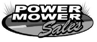 POWER MOWER SALES logo