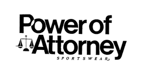 POWER OF ATTORNEY SPORTSWEAR logo