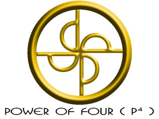 POWER OF FOUR (P4) logo