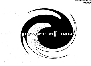 POWER OF ONE logo