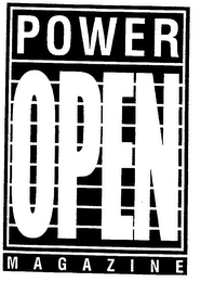 POWER OPEN MAGAZINE logo