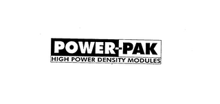 POWER-PACK HIGH POWER DENSITY MODULES logo