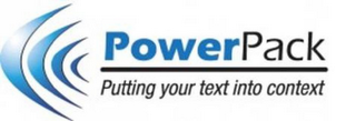 POWER PACK PUTTING YOUR TEXT INTO CONTEXT logo