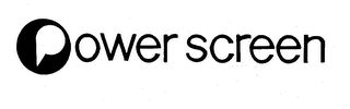 POWER SCREEN logo