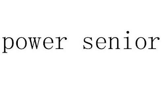 POWER SENIOR logo
