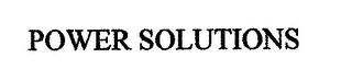 POWER SOLUTIONS logo
