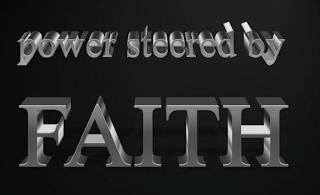 POWER STEERED BY FAITH logo