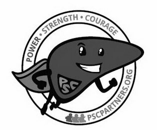 POWER STRENGTH COURAGE PSC PSCPARTNERS.ORG logo