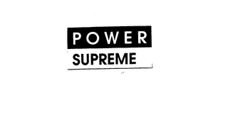 POWER SUPREME logo
