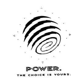 POWER THE CHOICE IS YOURS logo