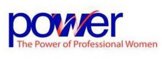 POWER THE POWER OF PROFESSIONAL WOMEN logo