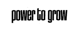 POWER TO GROW logo