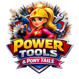 POWER TOOLS & PONY TAILS logo