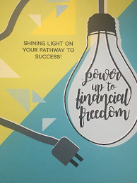 POWER UP TO FINANCIAL FREEDOM SHINING LIGHT ON YOUR PATHWAY TO SUCCESS! logo