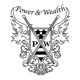 POWER & WEALTH P W logo