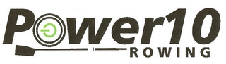 POWER10 ROWING logo