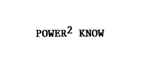 POWER2 KNOW logo