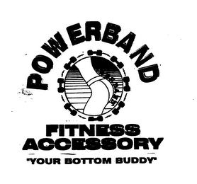 POWERBAND FITNESS ACCESSORY "YOUR BOTTOM BUDDY" logo