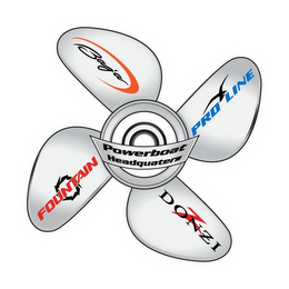 POWERBOAT HEADQUARTERS FOUNTAIN BAJA PROLINE DONZI logo