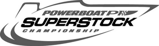 POWERBOAT P1 SUPERSTOCK CHAMPIONSHIP logo