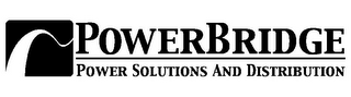 POWERBRIDGE POWER SOLUTIONS AND DISTRIBUTION logo