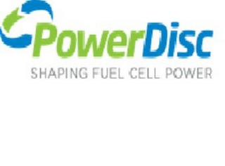 POWERDISC SHAPING FUEL CELL POWER logo