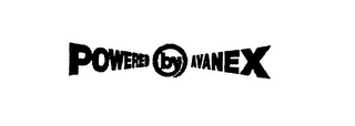 POWERED BY AVANEX logo