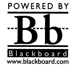POWERED BY BB BLACKBOARD WWW.BLACKBOARD.COM logo