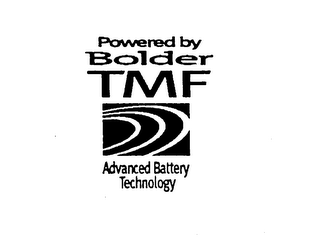POWERED BY BOLDER TMF ADVANCED BATTERY TECHNOLOGY logo
