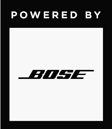 POWERED BY BOSE logo