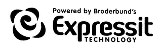 POWERED BY BRODERBUND'S EXPRESSIT TECHNOLOGY logo