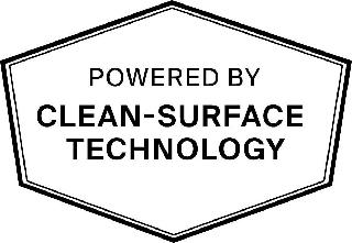 POWERED BY CLEAN-SURFACE TECHNOLOGY logo