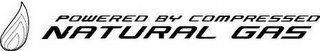 POWERED BY COMPRESSED NATURAL GAS logo