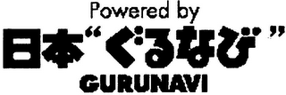 POWERED BY GURUNAVI logo
