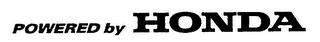 POWERED BY HONDA logo