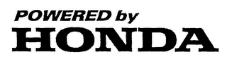 POWERED BY HONDA logo
