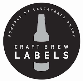 POWERED BY LAUTERBACH GROUP CRAFT BREW LABELS logo