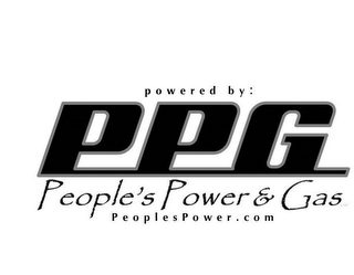 POWERED BY: PPG PEOPLE'S POWER & GAS PEOPLESPOWER.COM logo