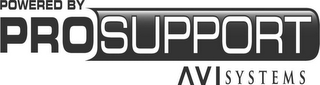 POWERED BY PROSUPPORT AVI SYSTEMS logo