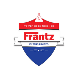POWERED BY SCIENCE FRANTZ FILTERS LIMITED EST 1953 logo