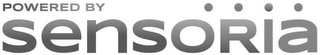 POWERED BY SENSORIA logo