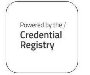 POWERED BY THE / CREDENTIAL REGISTRY logo