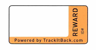 POWERED BY TRACKITBACK.COM REWARD ID# logo
