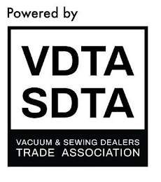 POWERED BY VDTA SDTA VACUUM & SEWING DEALERS TRADE ASSOCIATION logo